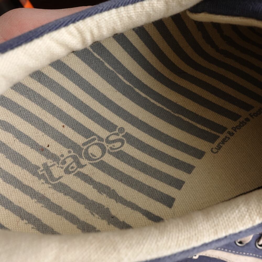Taos Sneakers Womens SZ 10 Blue Shooting Star Canvas Comfort Walking Casual Shoe - Picture 12 of 13